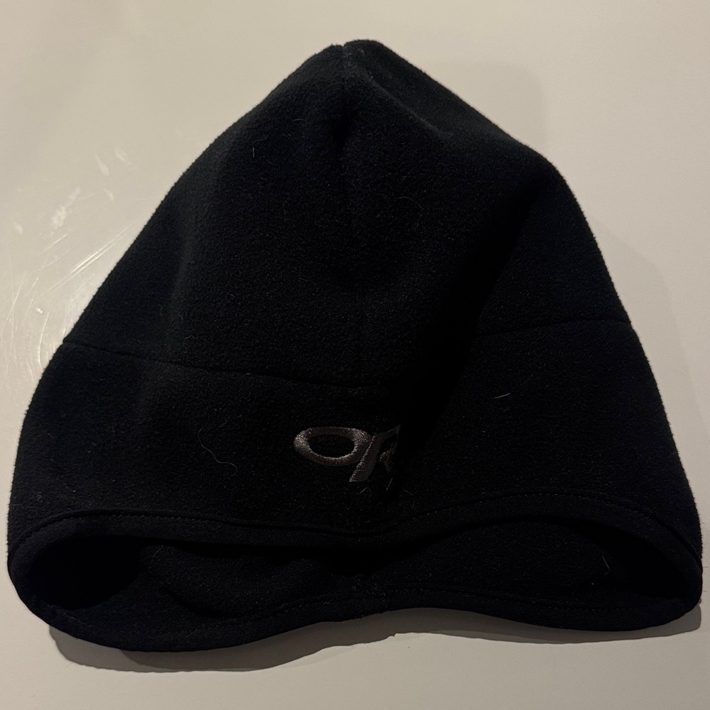 Black Outdoor Research Windstopper Fleece Beanie Sz M